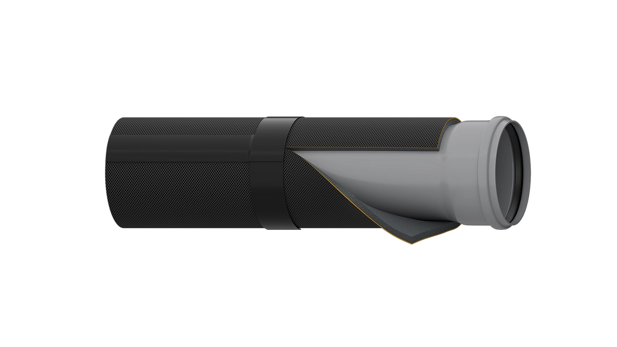 фото: Монтаж звукоизоляции для труб
