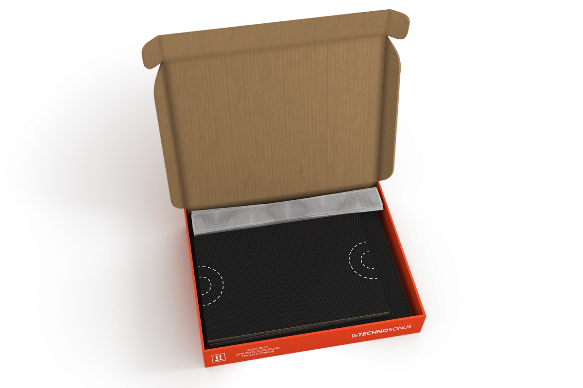 фото: Комплект для звукоизоляции труб