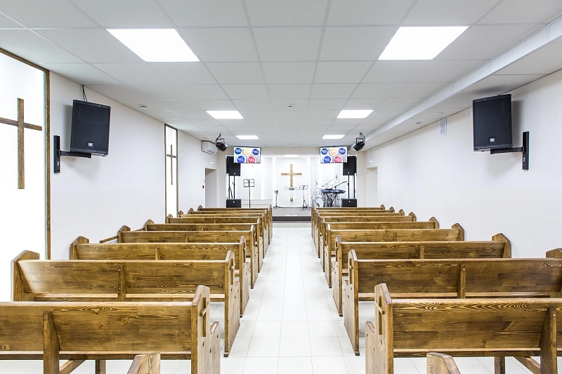 фото:Улучшение акустики зала в церкви Христа Спасителя