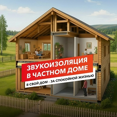 фото:Звукоизоляция в частном доме